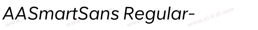 AASmartSans Regular字体转换 AASmartSans Regular字体转换